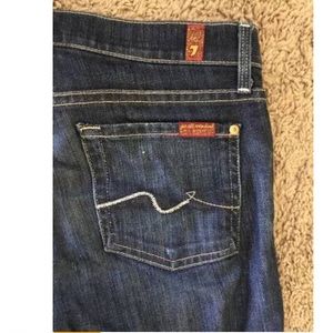 7 SEVEN FOR ALL MANKIND straight leg jeans sz 26